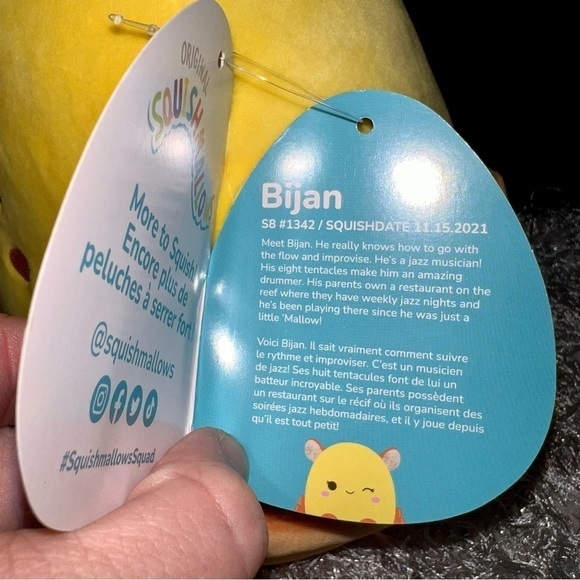 NWT 🥀 Bijan 8” Squishmallow - Picture 3 of 5